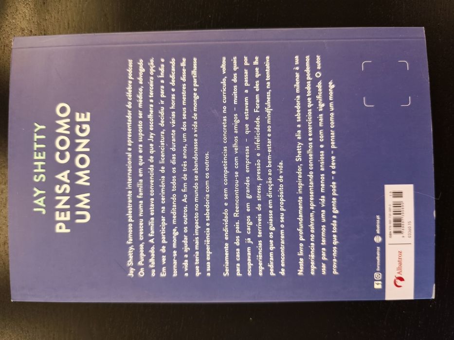 Livro pensa como um monge