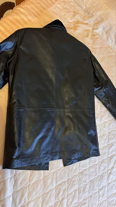 Куртка-пиджак мужская кожаная