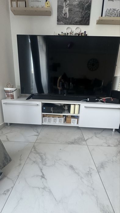 Тумба під телевізор 170 см біла / TV тумба