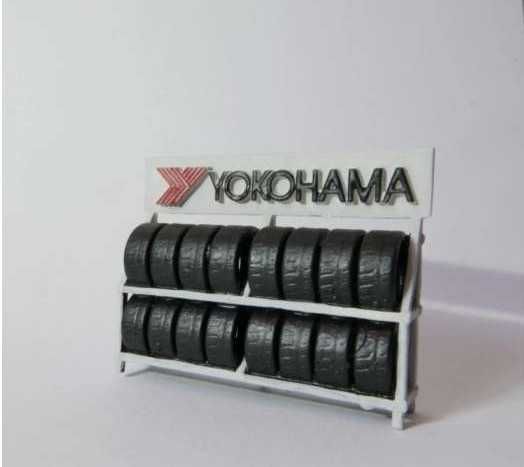 Cartrix Expositor de pneus 1/43