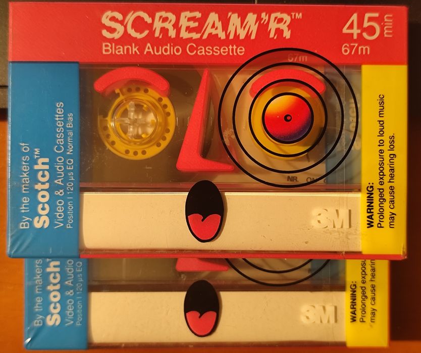 Nowe kasety Scotch SCREAM'R' 45