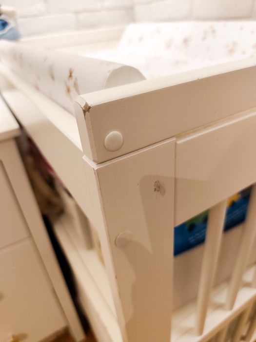 Przewijak Ikea GULLIVER oraz mata usztywniona Albero Mio