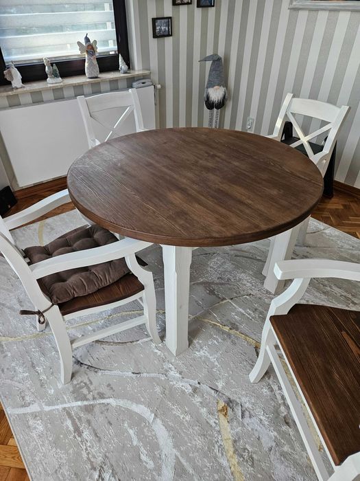 komplet do jadalni w stanie idealnym