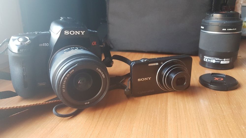 Sprzedam  Aparaty SONY DSLR - A450 Lustrzanka