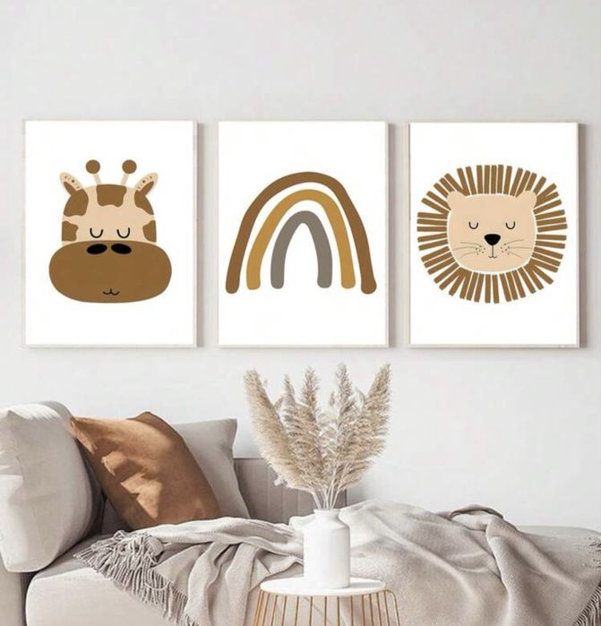 Conjunto 3 posters (sem moldura)