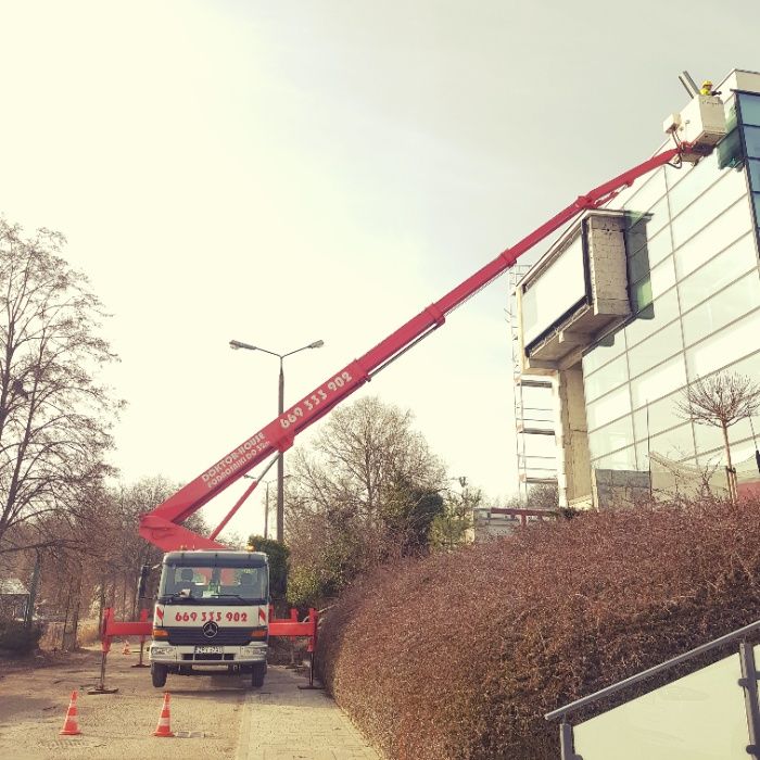 Podnośniki koszowe do 32 m wynajem podnośników koszowych, podnośnik