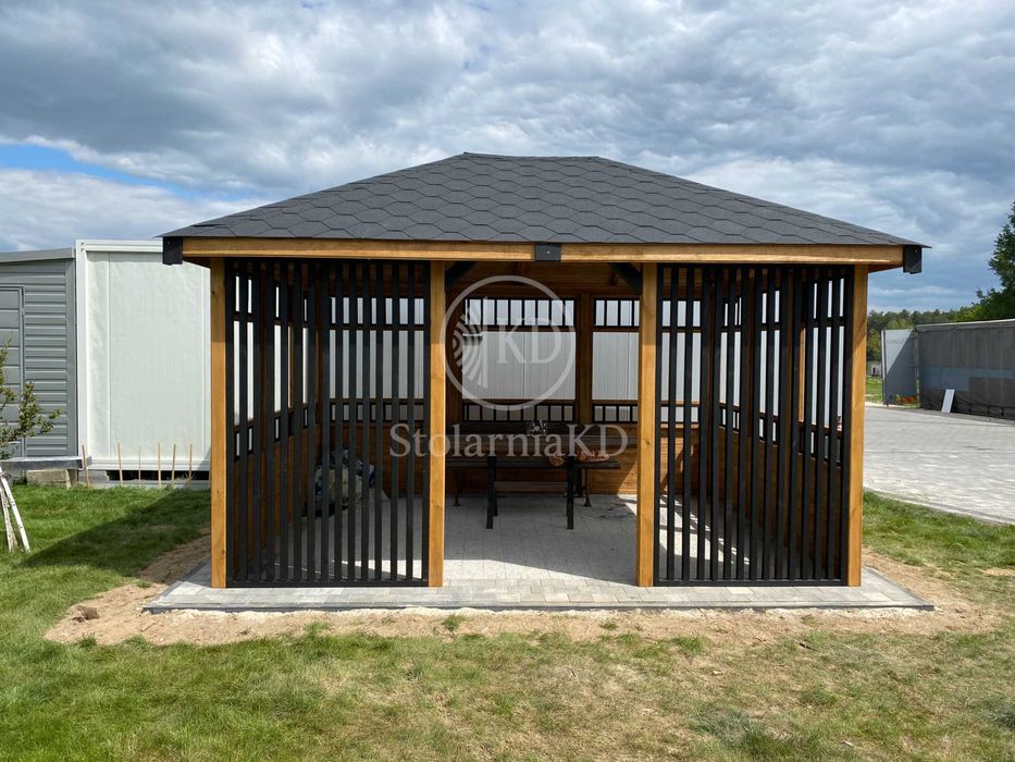 Altanka ogrodowa altana drewniana pergola wiata 3x3 3x4