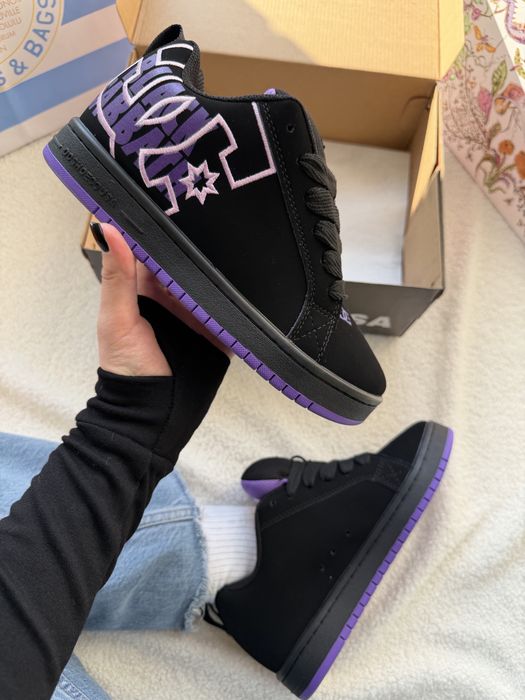 DC Shoes Court Graffik Black Purple