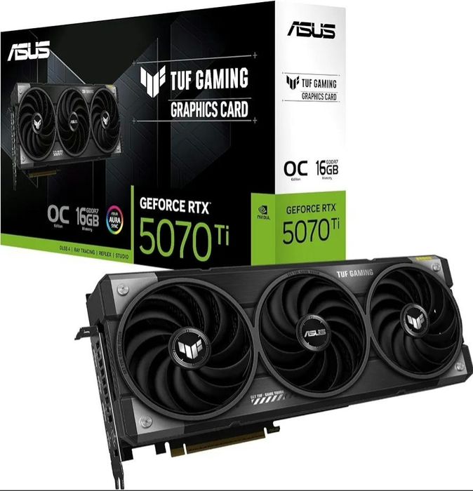 Відеокарта ASUS PCI-Ex GeForce RTX 5070 Ti TUF Gaming OC Edition 16 GB GDDR7 256 bit