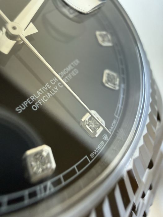 Годинник Rolex Datejust 41 Black Jubilee Ролекс з діамантами