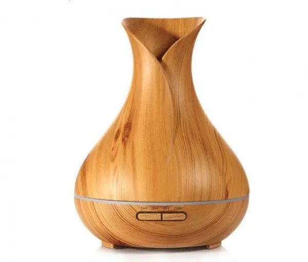 Зволожувач повітря з підсвічуванням 400мл, ідеальний стан, дерево EVO