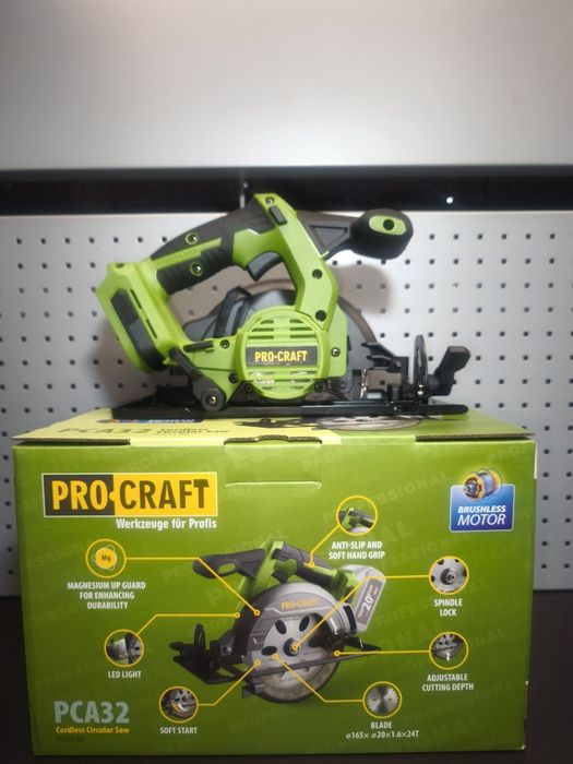 Акумуляторна дискова пила Procraft PCA32 (Без акб та зп)
