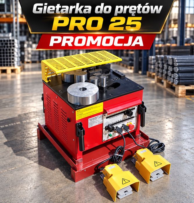 Giętarka do prętów zbrojeniowych zbrojeń drutu strzemion stali PRO 25