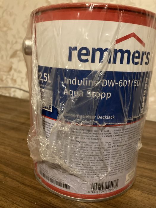 Лак Remmers водный кроющий для дверей окон