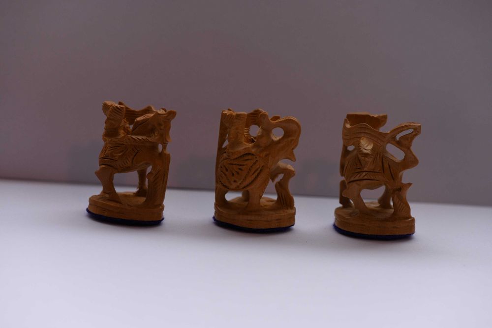 Szachy z Indii, rękodzieło