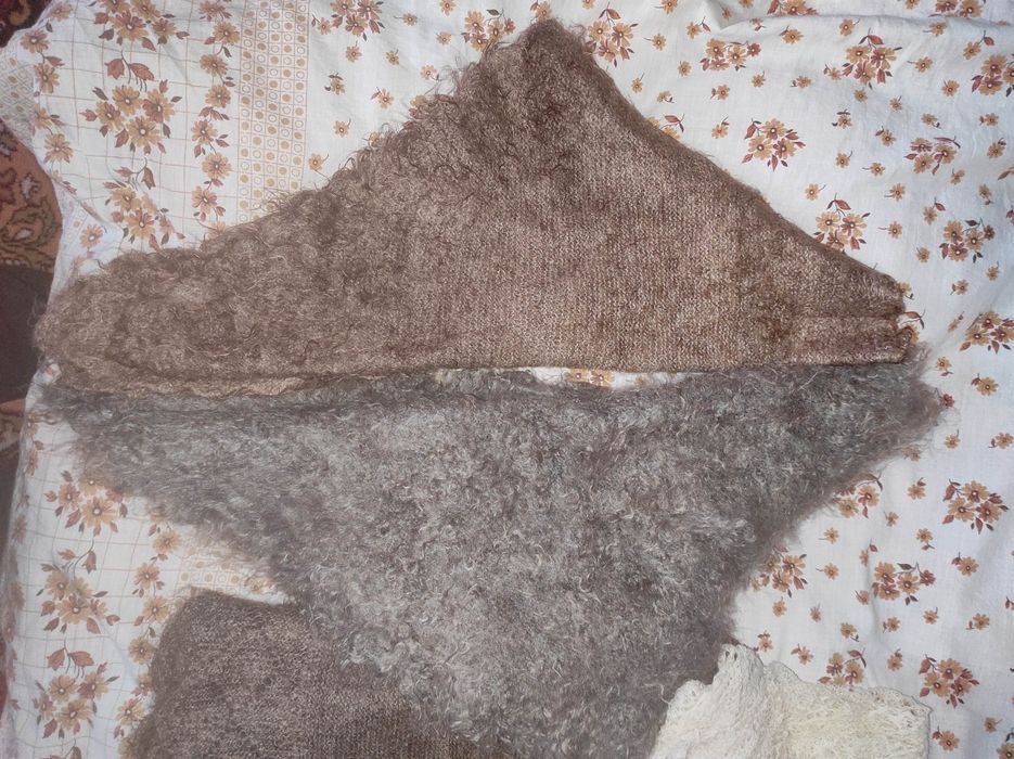 Пуховый платок пухова хустка тепла часів ссср ручна робота