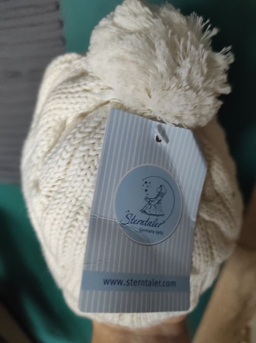Czapka zimowa niemowleca rozm 43 Sterntaler 3-8 miesięcy