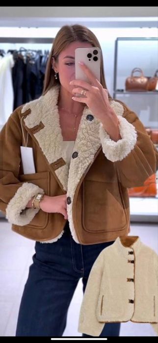 Продам дубленку zara