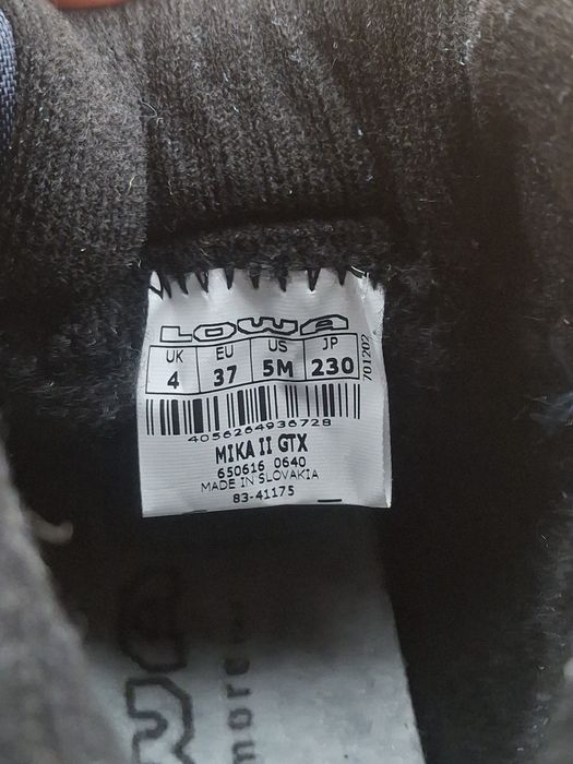 Черевики Lowa Mika II GTX Нові 37р.