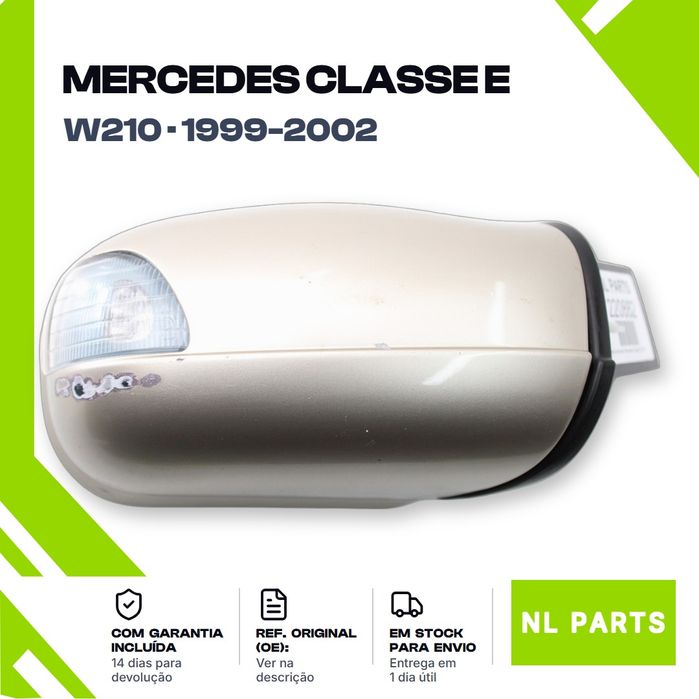 Espelho retrovisor Mercedes Classe E W210 Direito (1999-2002)