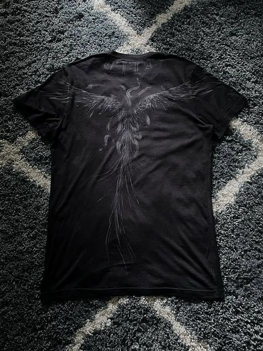 14th Addiction Phoenix Feather Black Tee  T-shirt Long sleeve archive opium y2k  Balenciaga number nine Rick Owens
