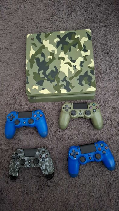 Ps4 camuflagem verde slim 1TB