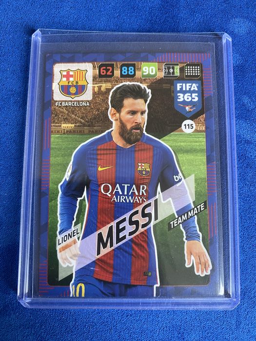 Carta Lionel Messi Fifa 365 Team Mate Panini Fc Barcelona