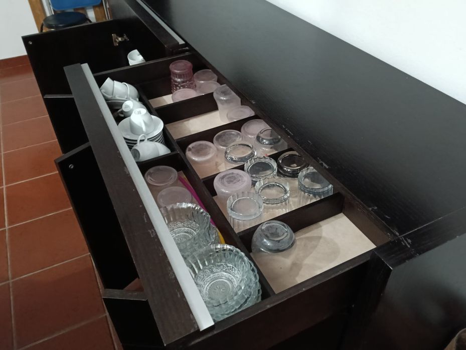 Mobília Sala wengué escuro