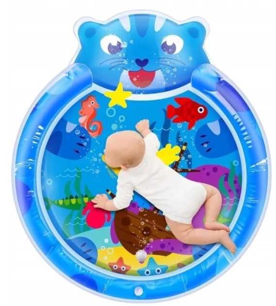 Mata WODNA DLA NIEMOWLAT DUZA XXL okrągły 105 x 93 cm
