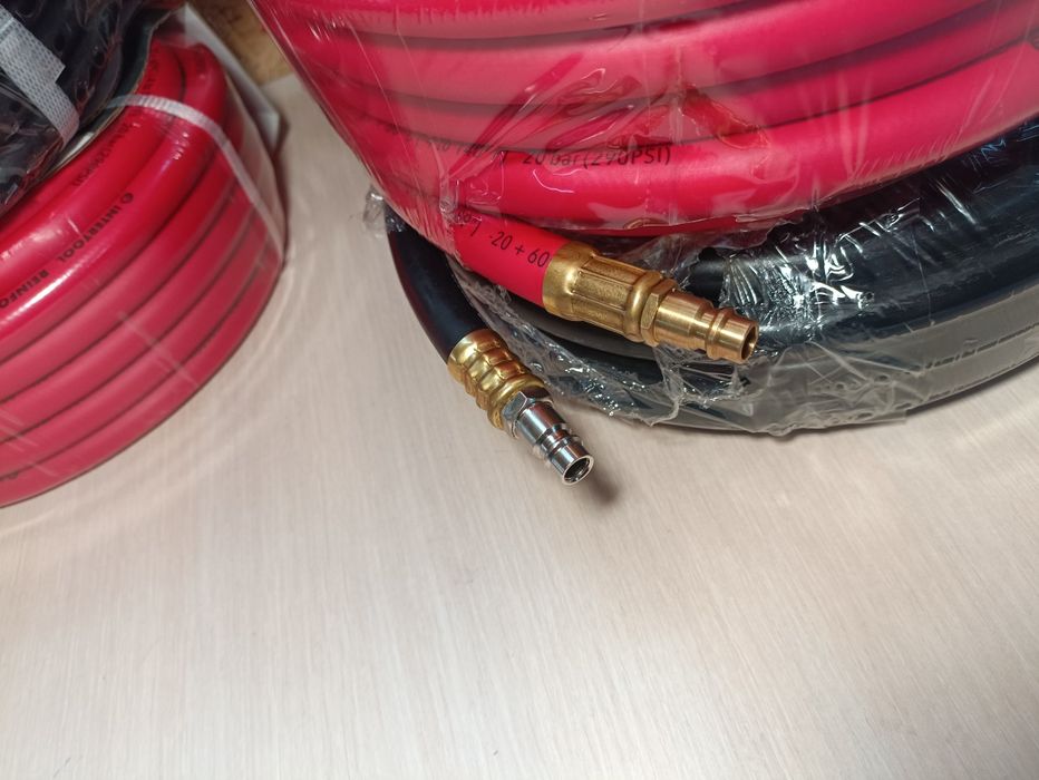 Шланг гумовий повітряний, підкачка, INTERTOOL  20атм, 8x15мм, 10х17мм