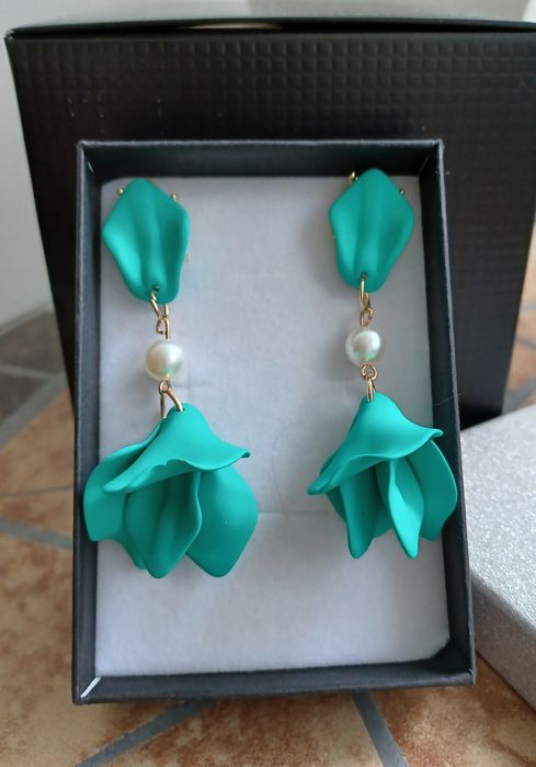 Kolczyki wiszące akrylowe