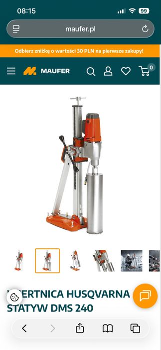 Wiertnica Husqvarna+ statyw DMS 240