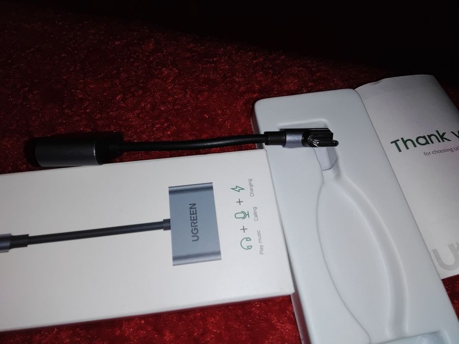 Ugreen USB C та 3.5mm аудіо адаптер