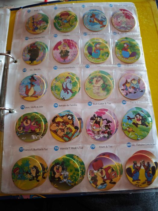 Coleção completa 100 MatuTazos Matutano + dossier original anos 90