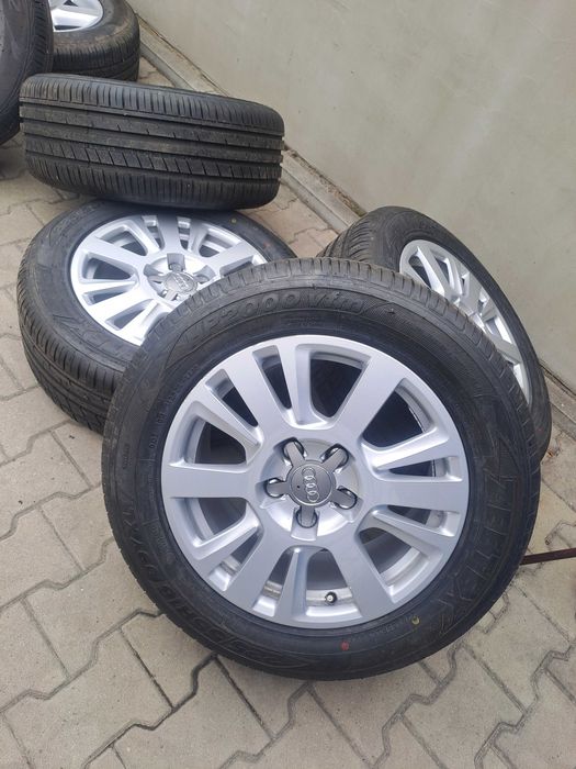 alufelgi opony lato jak nowe Audi A4  225/55/16 wzorowe 16/225/55