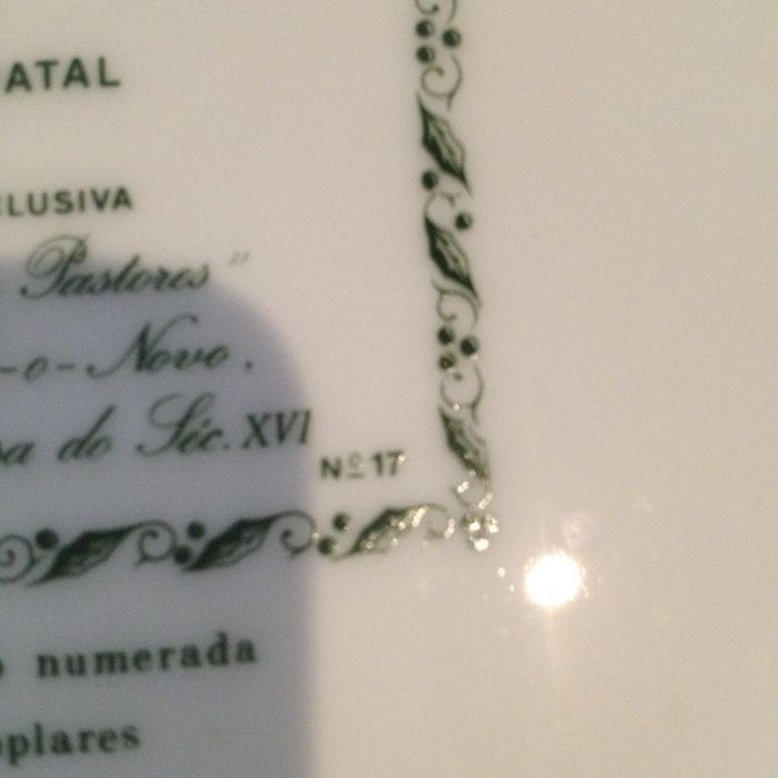 Prato Natal Vista Alegre - 1987