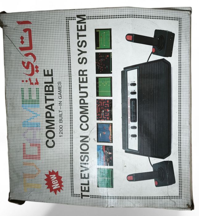 Retro konsola Tele-Mes – klon Atari 2600 | komplet | działa | lata 80 ...