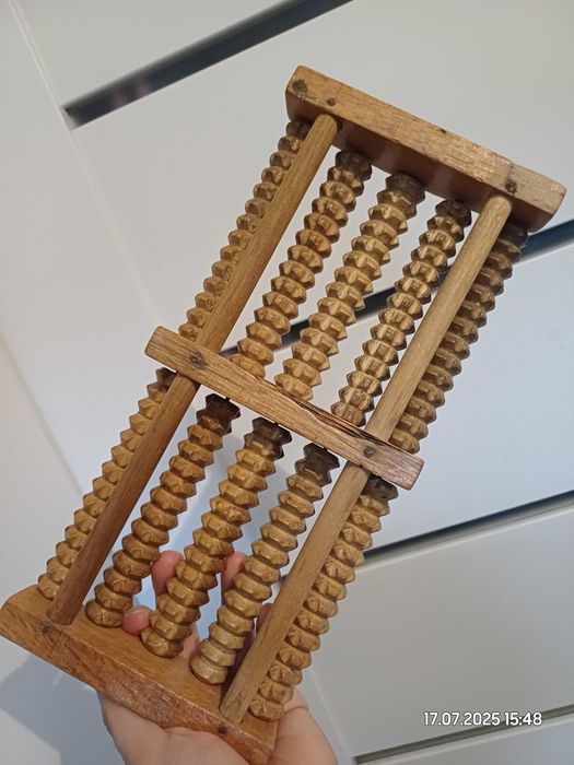 Drewniany masażer roller