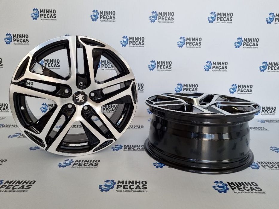 Jantes Peugeot 308 em 16 Black (5x108)