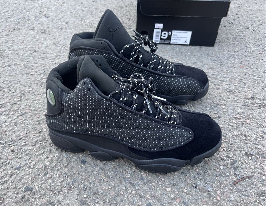 Кросівки Jordan 13 Retrp Black Cat чорні, черные