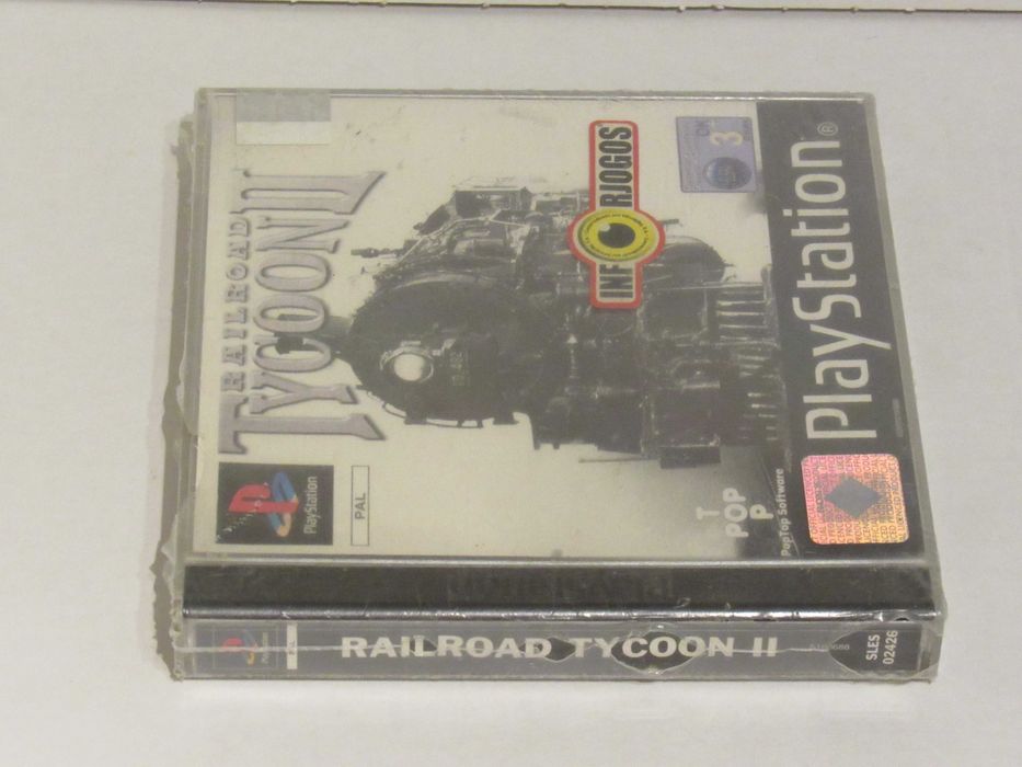 Jogo Playstation PS1 PSX Railroad Tycoon II novo selado