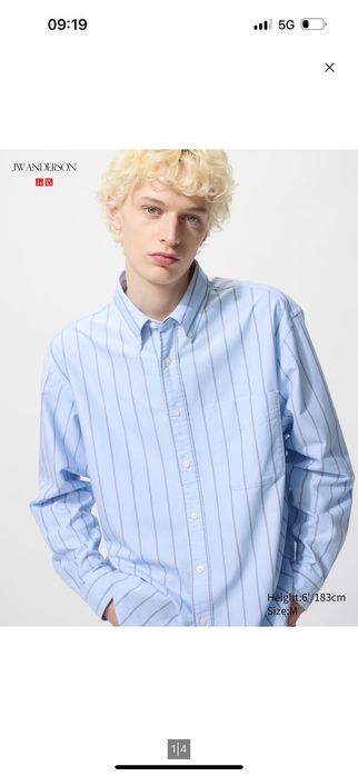 Сорочка oxford Uniqlo JW Anderson розмір М