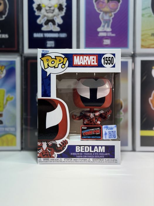 Оригінальна колекційна фігурка Funko Pop 1550 Bedlam Бедлам Venom Веном Marvel Ексклюзив Фанко Поп Статуетка Іграшка Fall Convention 2025 Подарунок