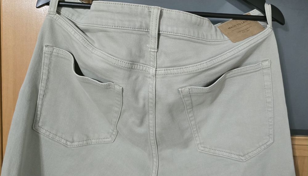 Spodnie jeans C&A beżowe