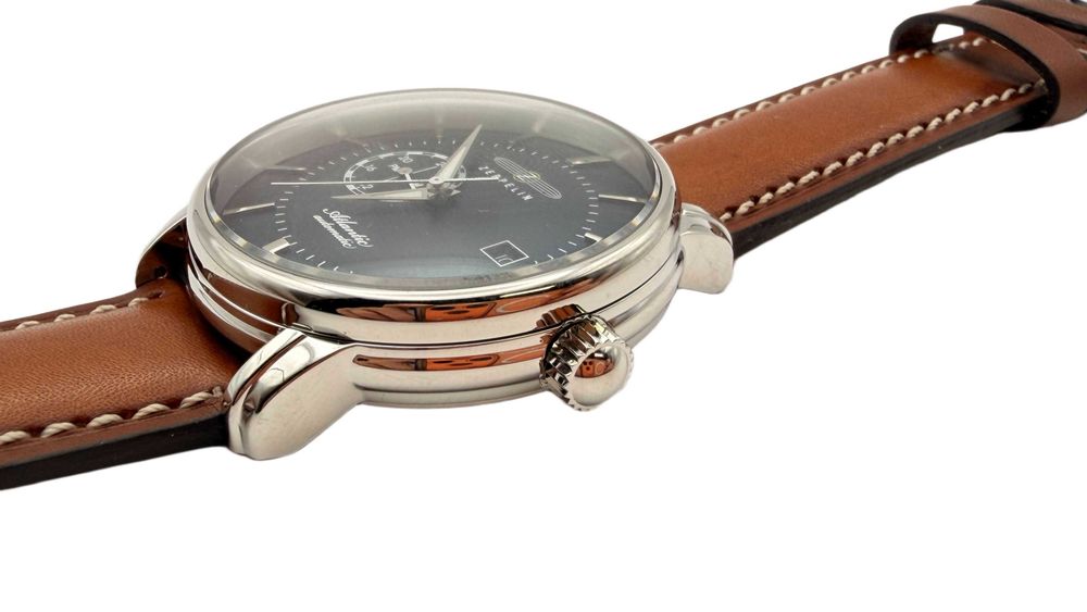 Zegarek Męski Zeppelin Atlantic 8470-5 Automatic Niebieski Powystawowy Idealny