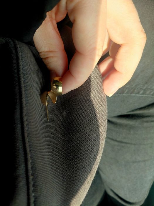 Kolczyki koła kółka pół okręgi