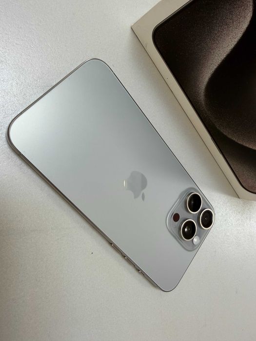 JAK NOWY Apple iPhone 15 Pro Max 256GB bat.90% Natural Titanium Teletorium Auchan Wałbrzych