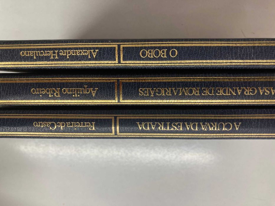 3 Livros (Clássicos Língua PT) O Bobo + Casa Grande Romarigães + Curva
