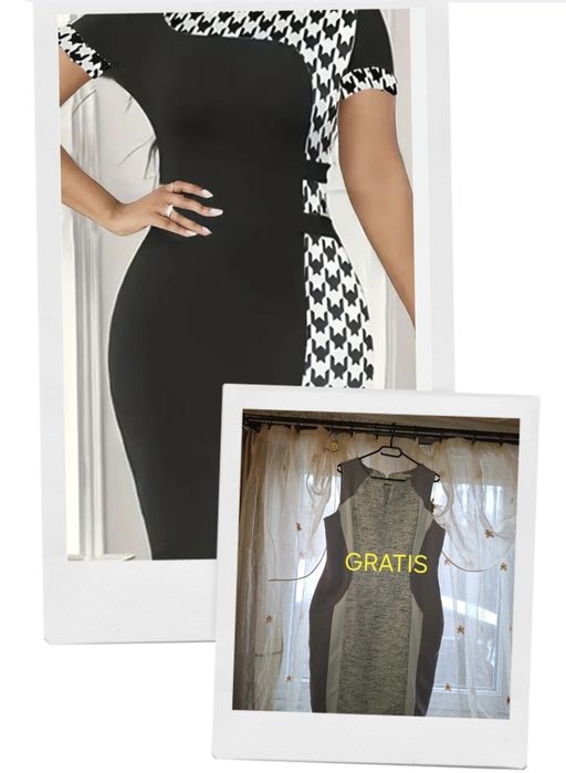 Wizytowa nowa sukienka plus GRATIS w   rozmiarze XXL