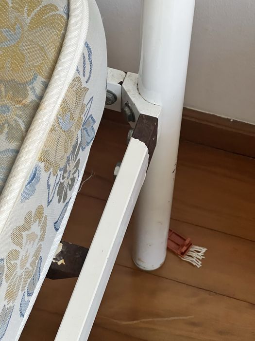 Cama de Casal em Ferro e Latão + Colchão Ortopédico Incluído!
